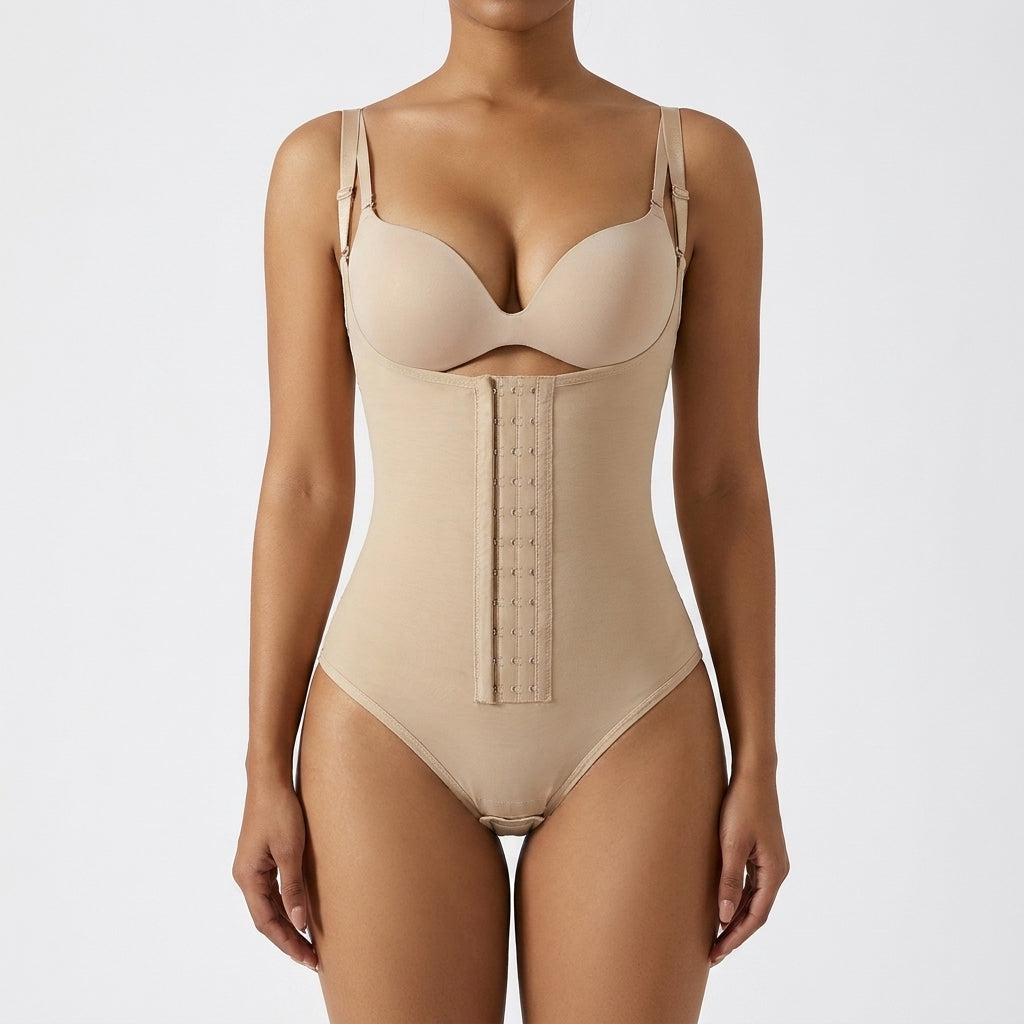 Faja Seductora Reductora Zipper beige - producto