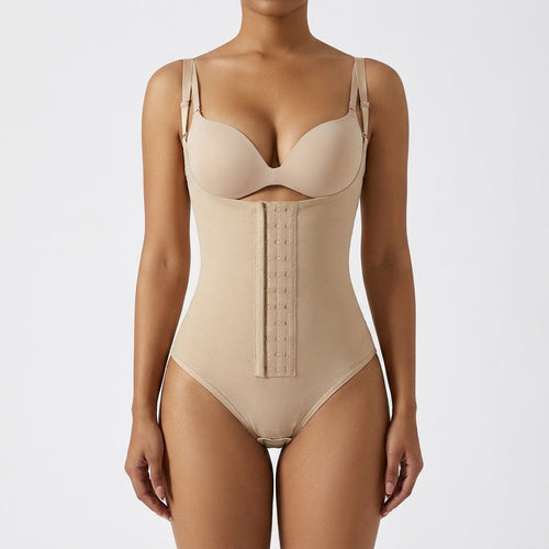 Faja Seductora Reductora Zipper beige - producto